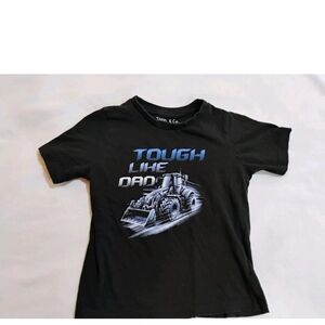 Black Tough Like Dad Kids T-Shirt